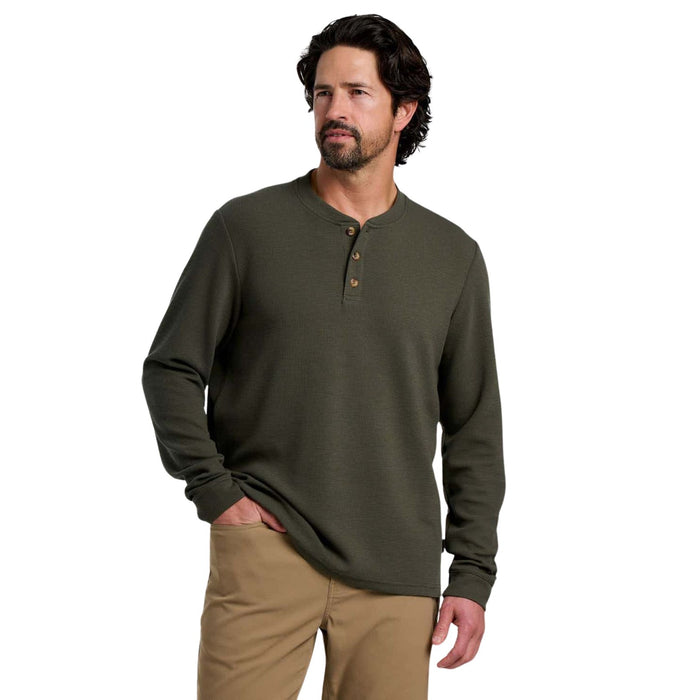 Free Fly Waffle Long Sleeve Henley – Men's