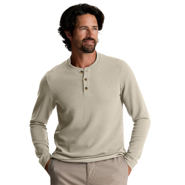Free Fly Waffle Long Sleeve Henley – Men's