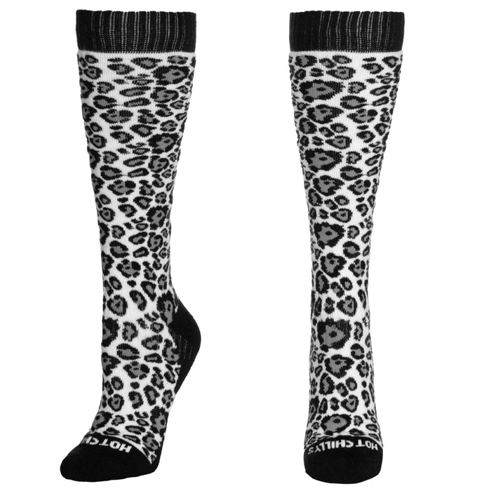 Hot Chillys Leopard Mid Volume Sock