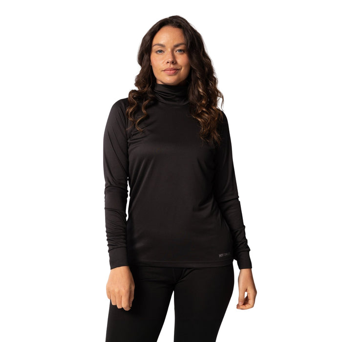 Hot Chillys Peach Skins Solid T-Neck Base Layer – Women's