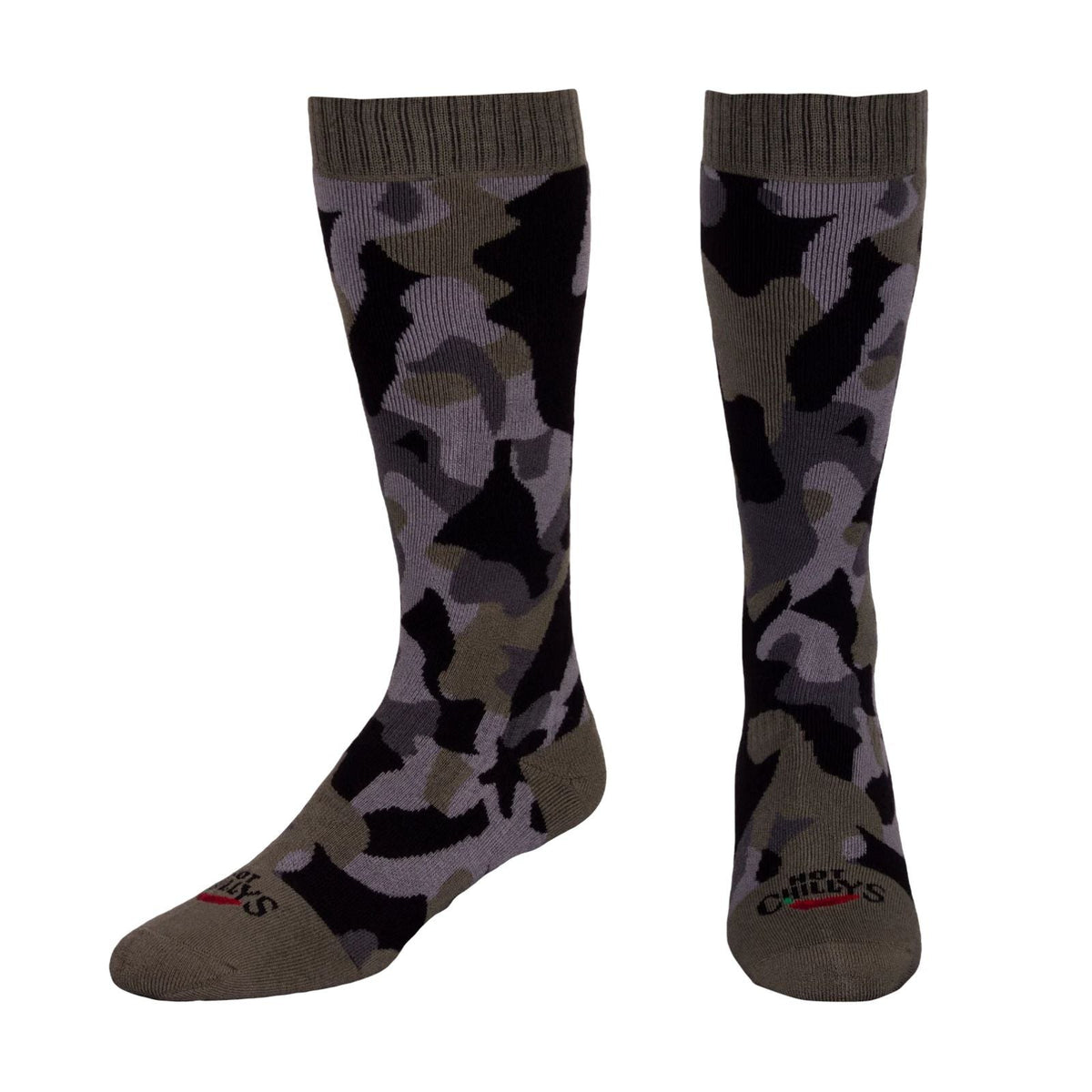Hot Chillys Texture Camo Mid Volume Sock – Men's