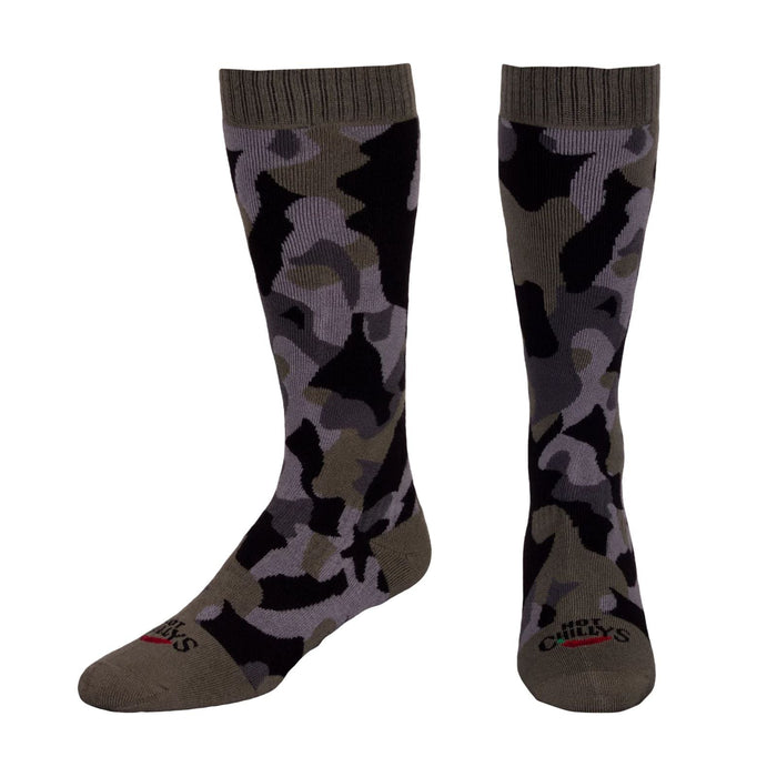 Hot Chillys Texture Camo Mid Volume Sock – Men's