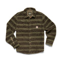 Hanko Stripe : Lichen Green/Croc Brown