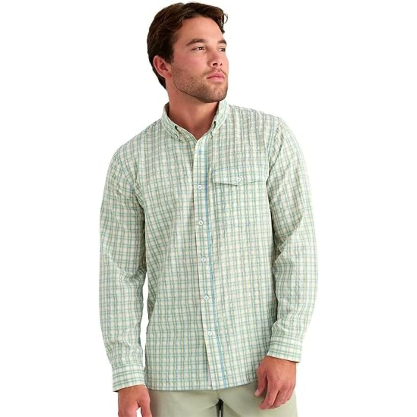 Huk Chatham Long Sleeve Textured Shirt – Men's