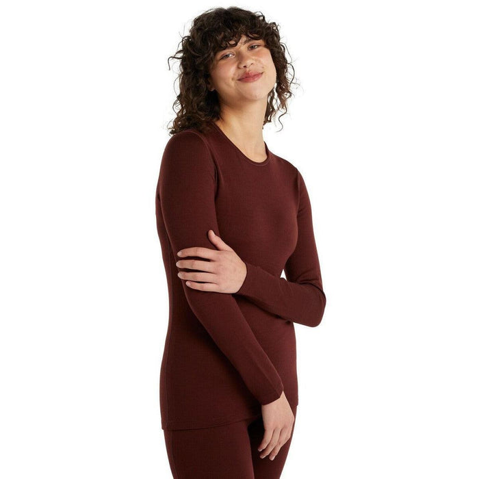 Icebreaker 200 Oasis Long Sleeve Crewe Base Layer Top – Women's