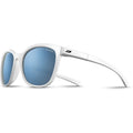 White Frame Smoke Lens w/Blue Mirror