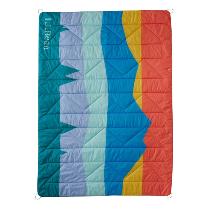L.L.Bean Puffer Blanket Print