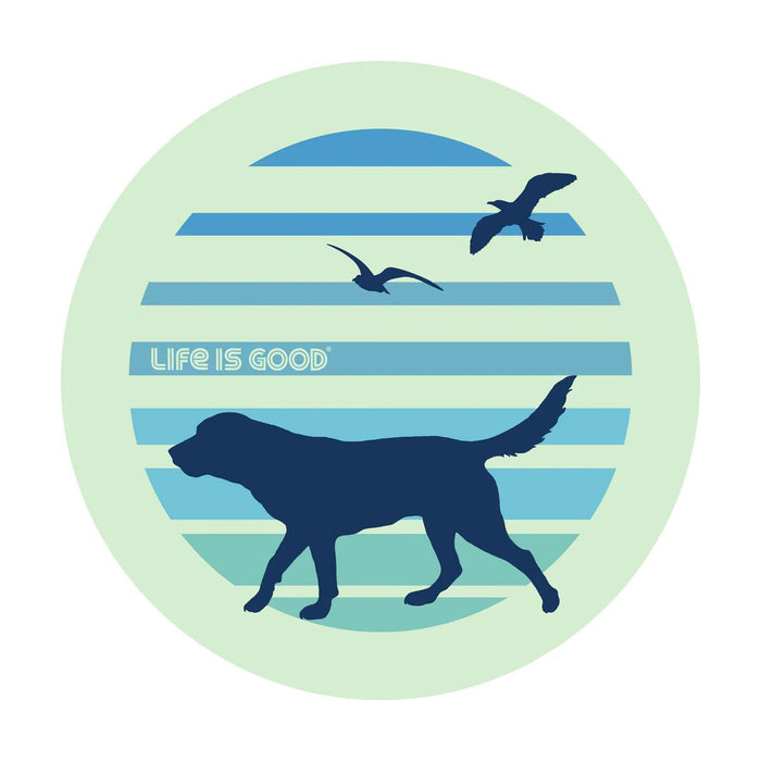 Life Is Good 4" Circle Sticker