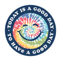 "Tie Dye Smile Good Day" - Darkest Blue