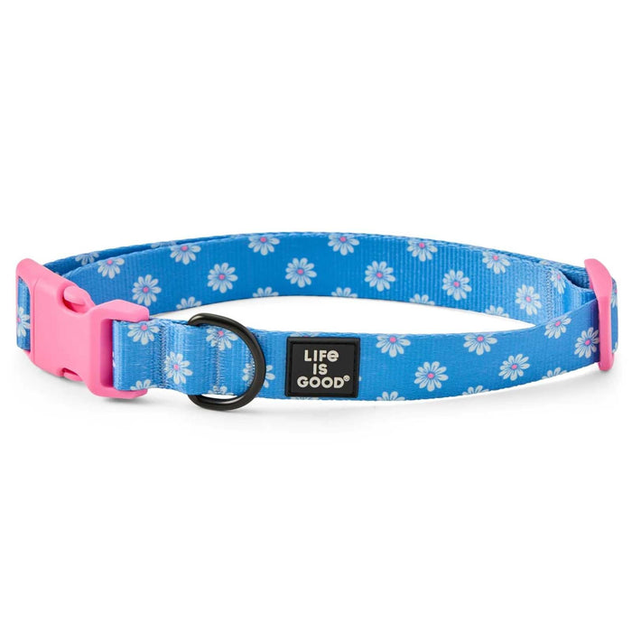 Life Is Good All Over Daisy Dog Collar