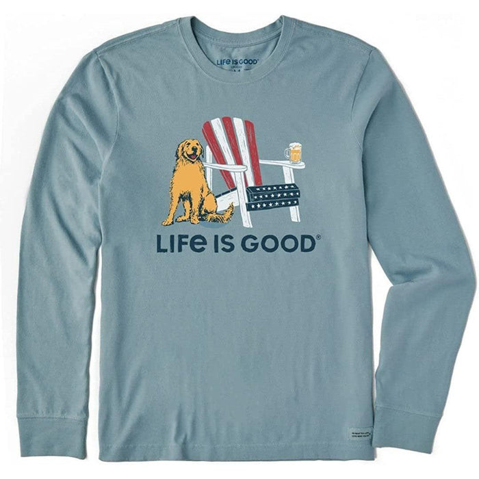 Life Is Good American Adirondack Long Sleeve Crusher-LITE Tee – Men's