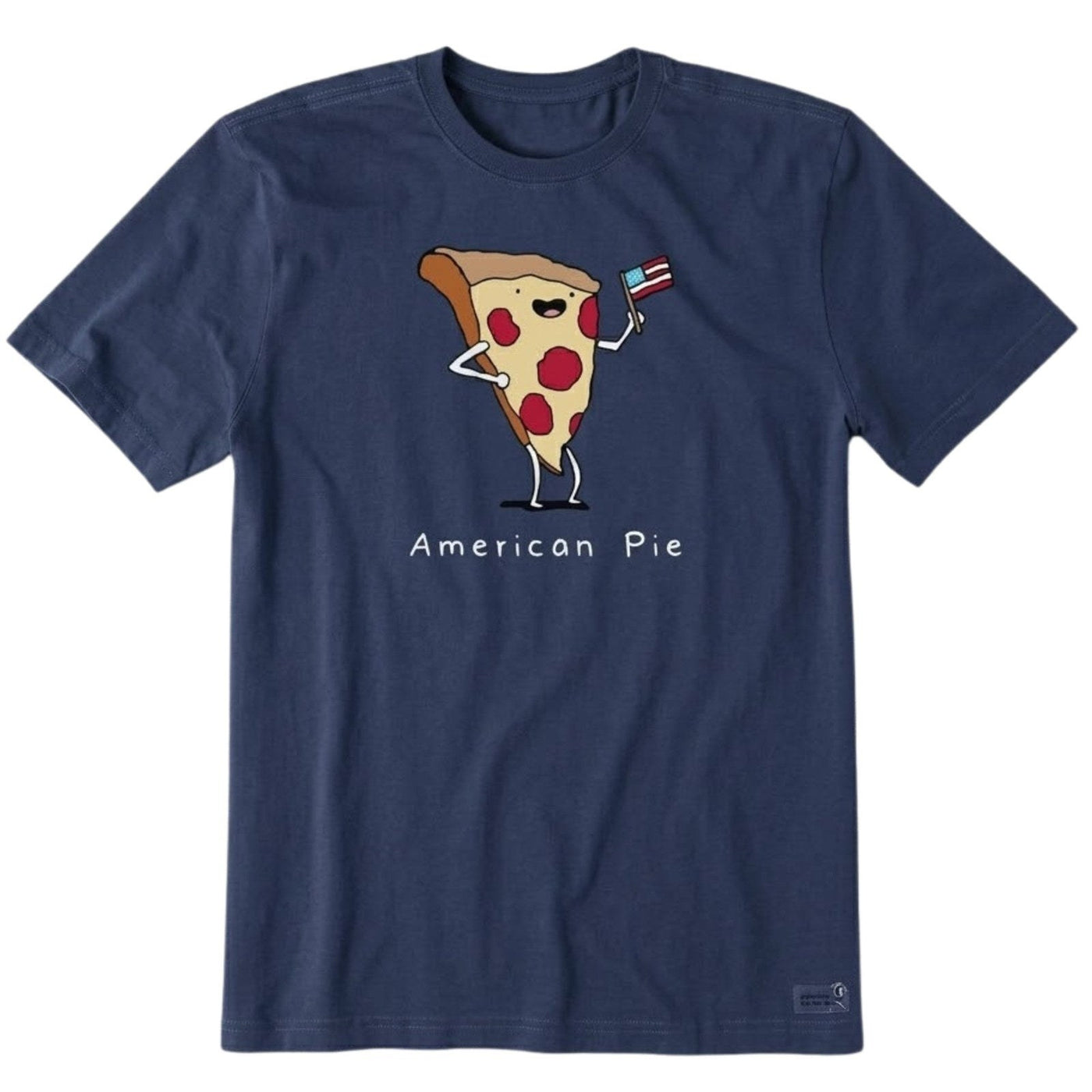 Life Is Good American Pizza Pie Crusher Tee – Men's