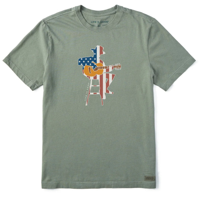 Life Is Good Americana Guitarist Crusher Tee – Men's