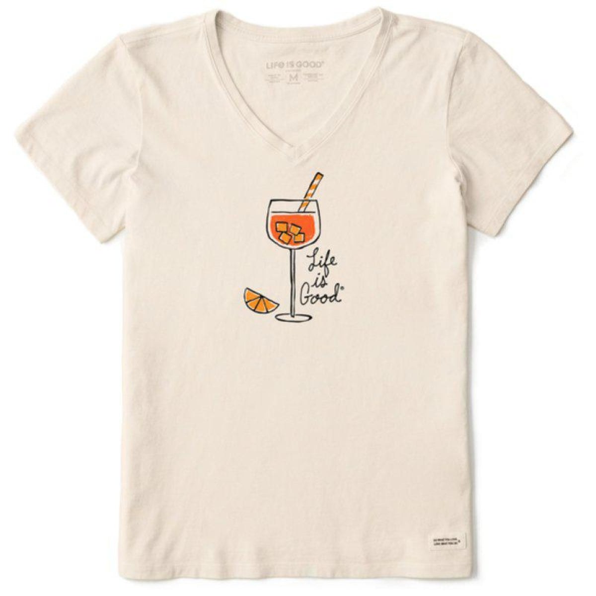 Life Is Good Aperol Spritz Crusher-LITE Vee Tee – Women's