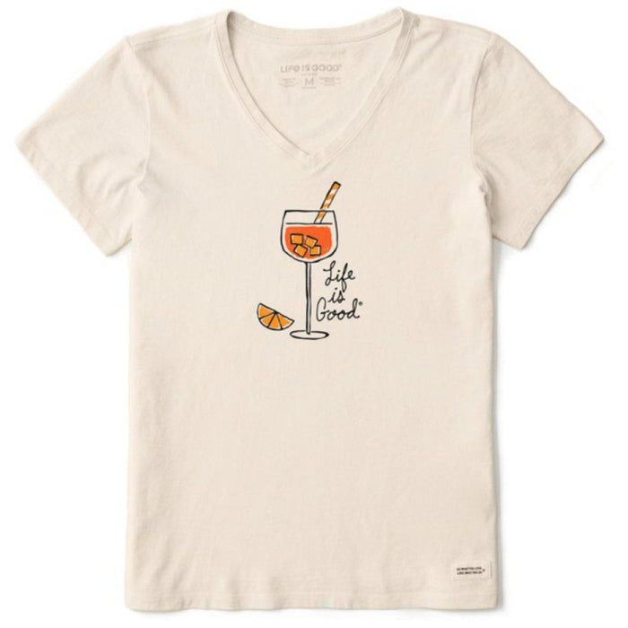 Life Is Good Aperol Spritz Crusher-LITE Vee Tee – Women's