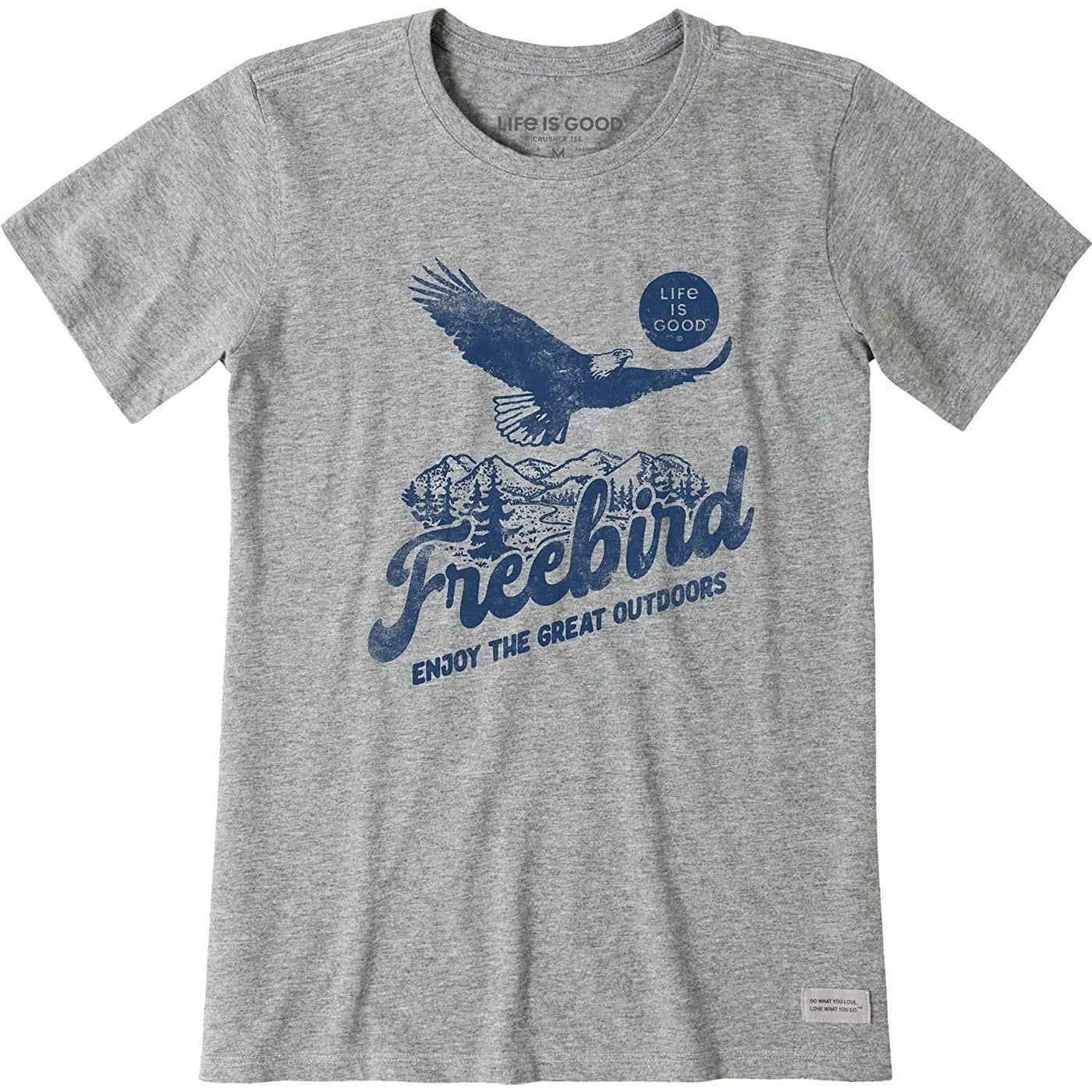 Life Is Good Bald Eagle Freebird Crusher-LITE Tee – Women's