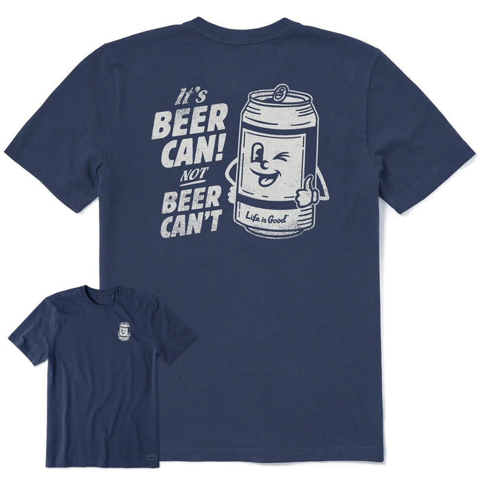 Life Is Good Beer Can Crusher Tee – Men's