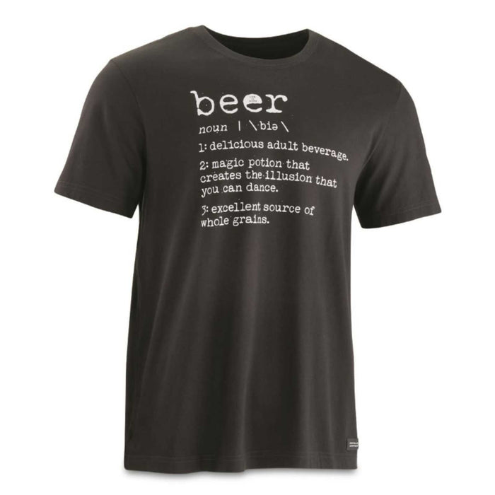 Life Is Good Beer Defined Short Sleeve Crusher Tee
