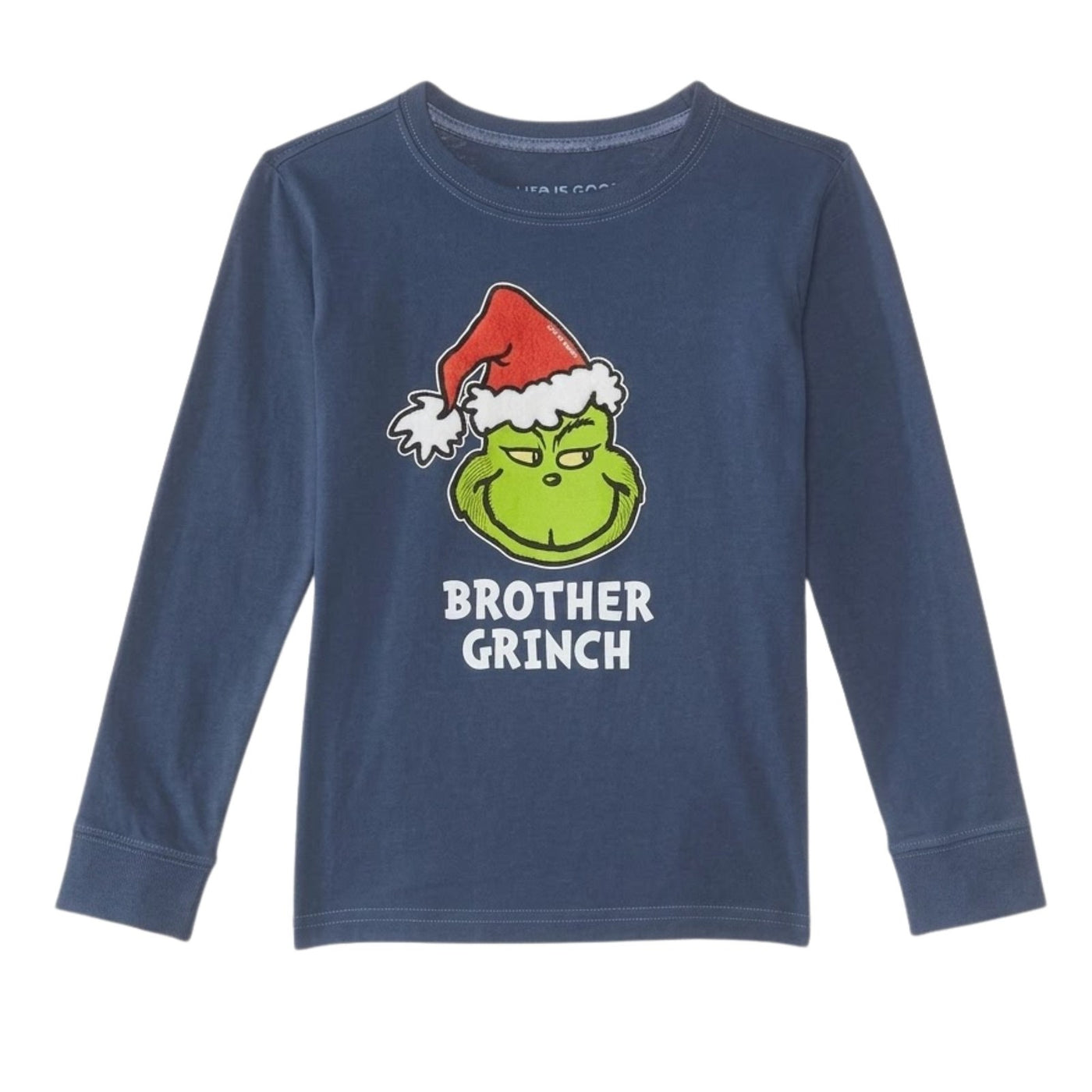 Life Is Good Brother Grinch Long Sleeve Crusher Tee – Kids'