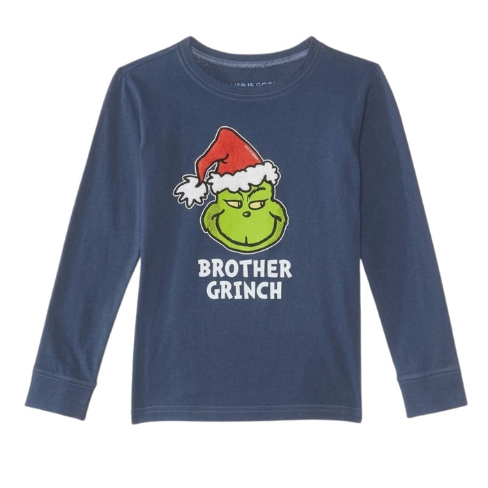 Life Is Good Brother Grinch Long Sleeve Crusher Tee – Kids'