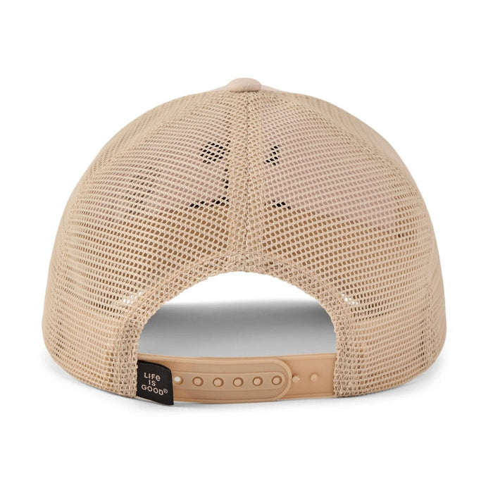 Life Is Good Clean Stacked Trucker Hat