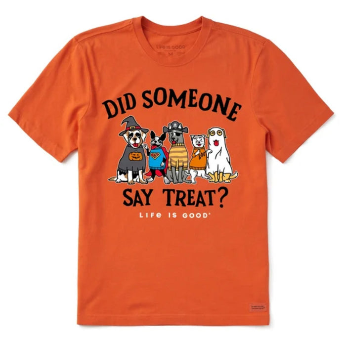 Life Is Good Did Someone Say Treat Crusher Tee – Men's