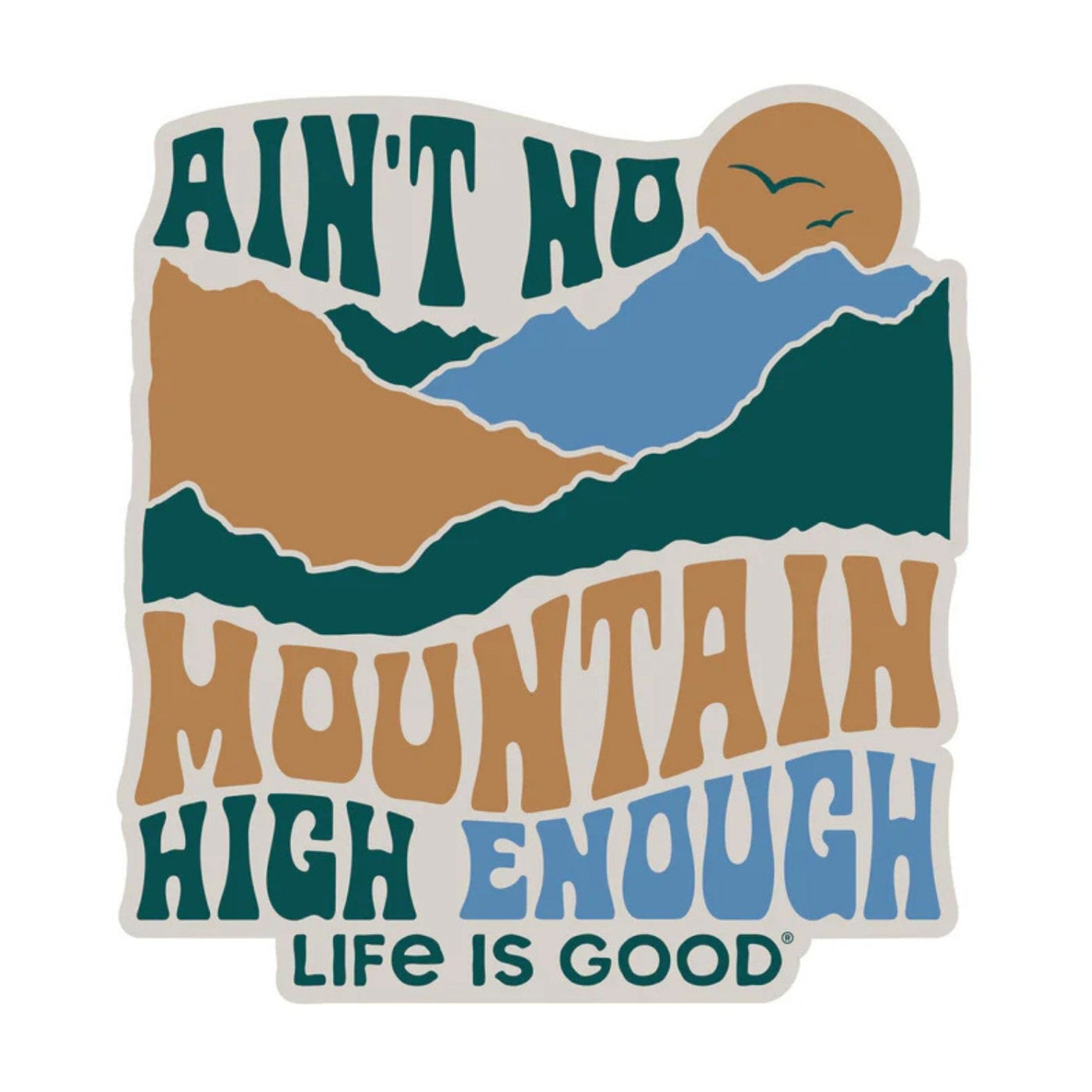 Life Is Good Die Cut Sticker