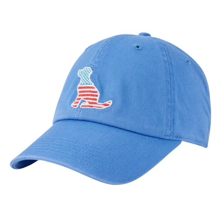 Life Is Good Dog Bless America Chill Cap