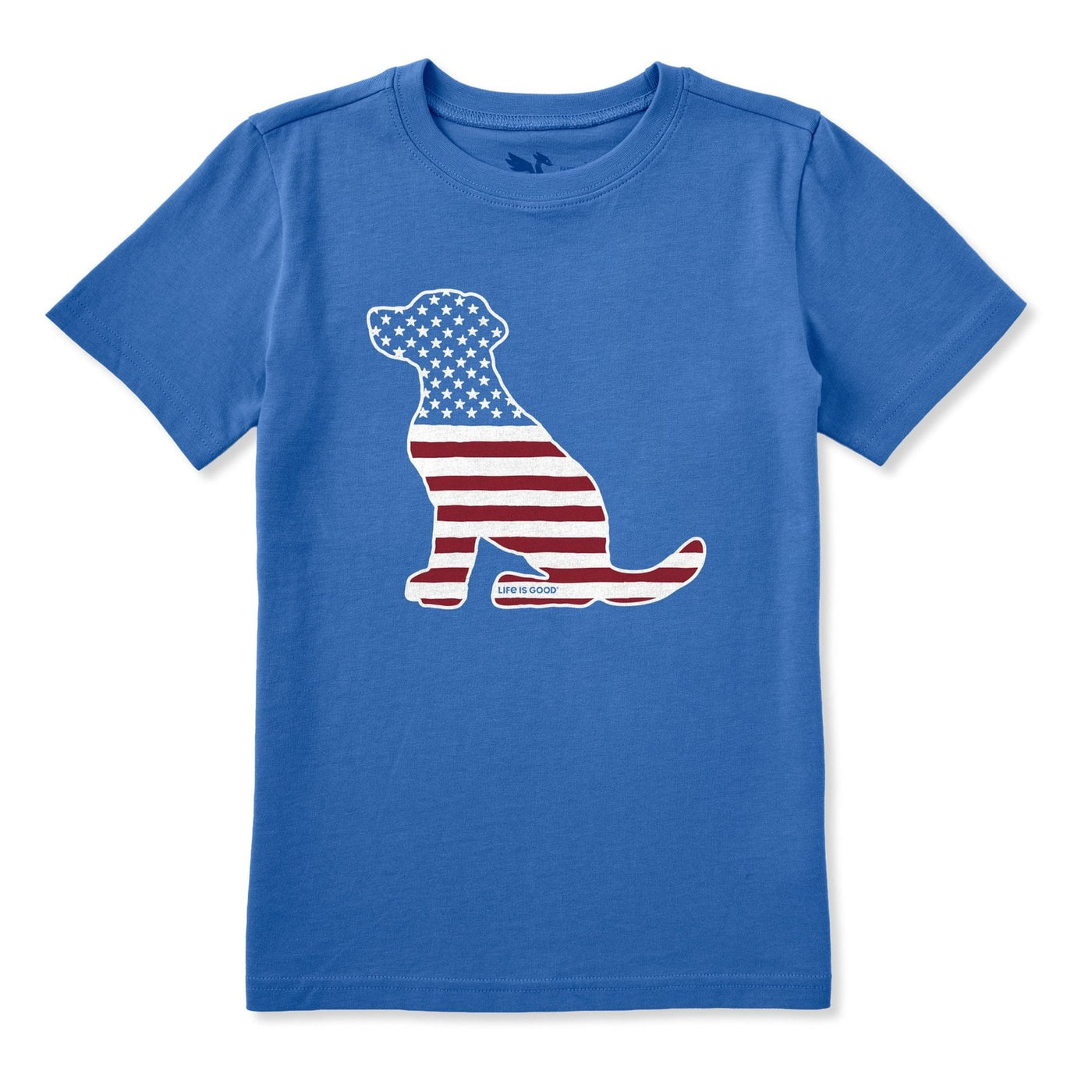 Life Is Good Dog Bless America Crusher Tee – Kids'