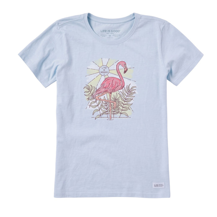 Life Is Good Dreamy Flamingo Crusher-LITE Tee – Women's