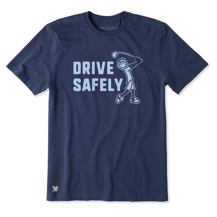 Life Is Good Drive Safely Jake Crusher Tee – Men's