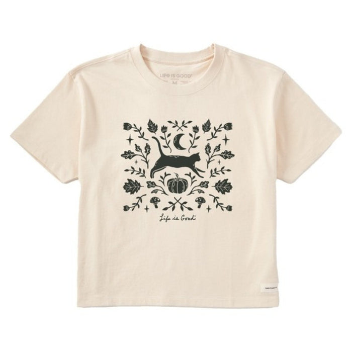 Life Is Good Fall Foliage Cat Crusher Tee – Women's