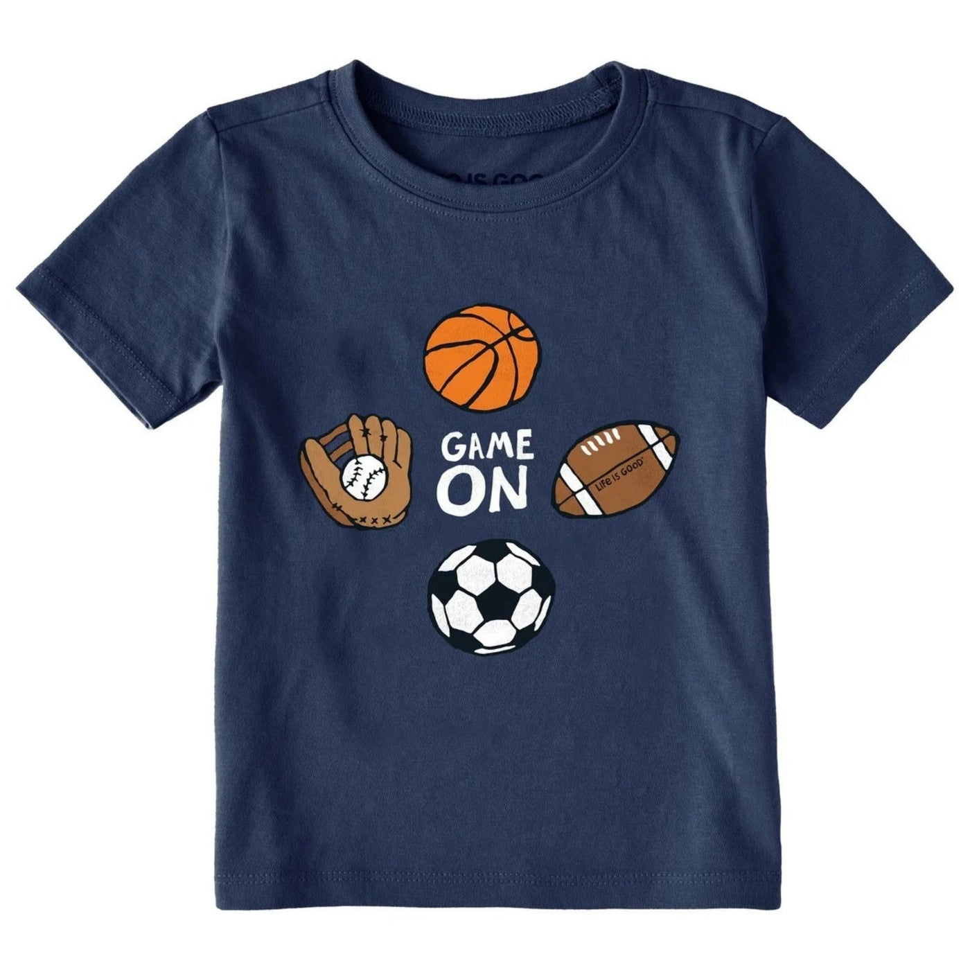 Life Is Good Game On Sports Crusher Tee – Kids'
