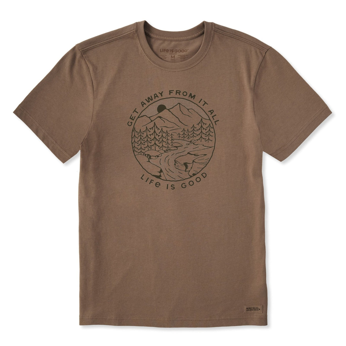 Life Is Good Get Away From It All Mountains Tee – Men's