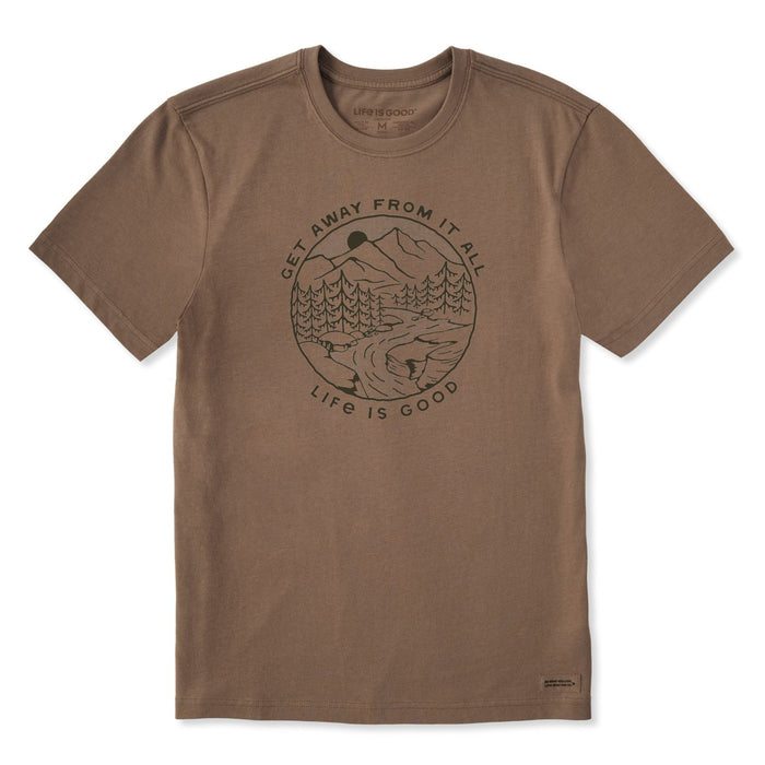 Life Is Good Get Away From It All Mountains Tee – Men's