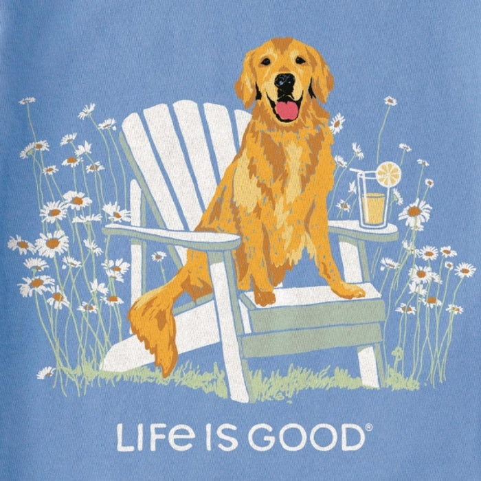 Life Is Good Golden Retriever Adirondack Crusher-LITE Hoodie – Women's
