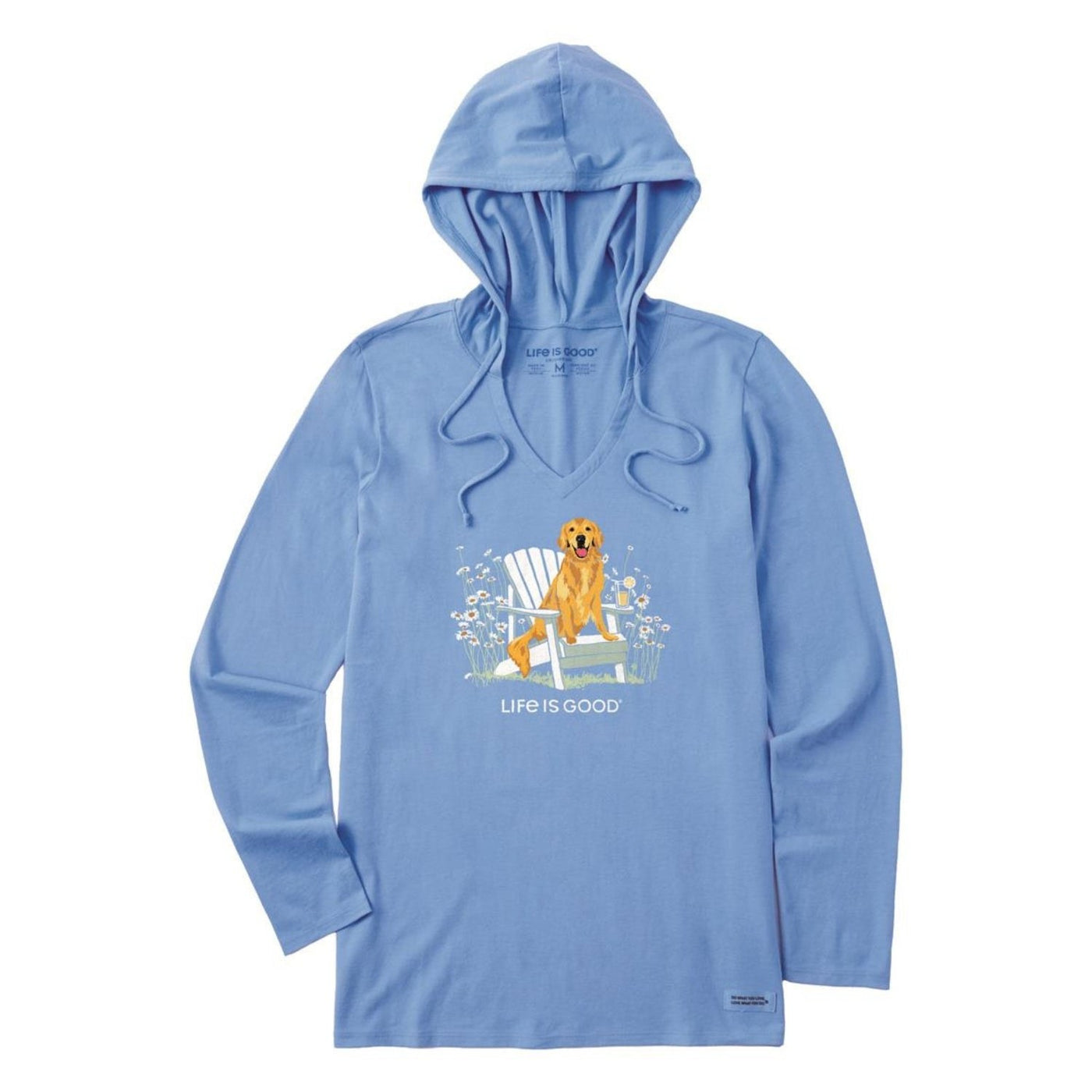 Life Is Good Golden Retriever Adirondack Crusher-LITE Hoodie – Women's