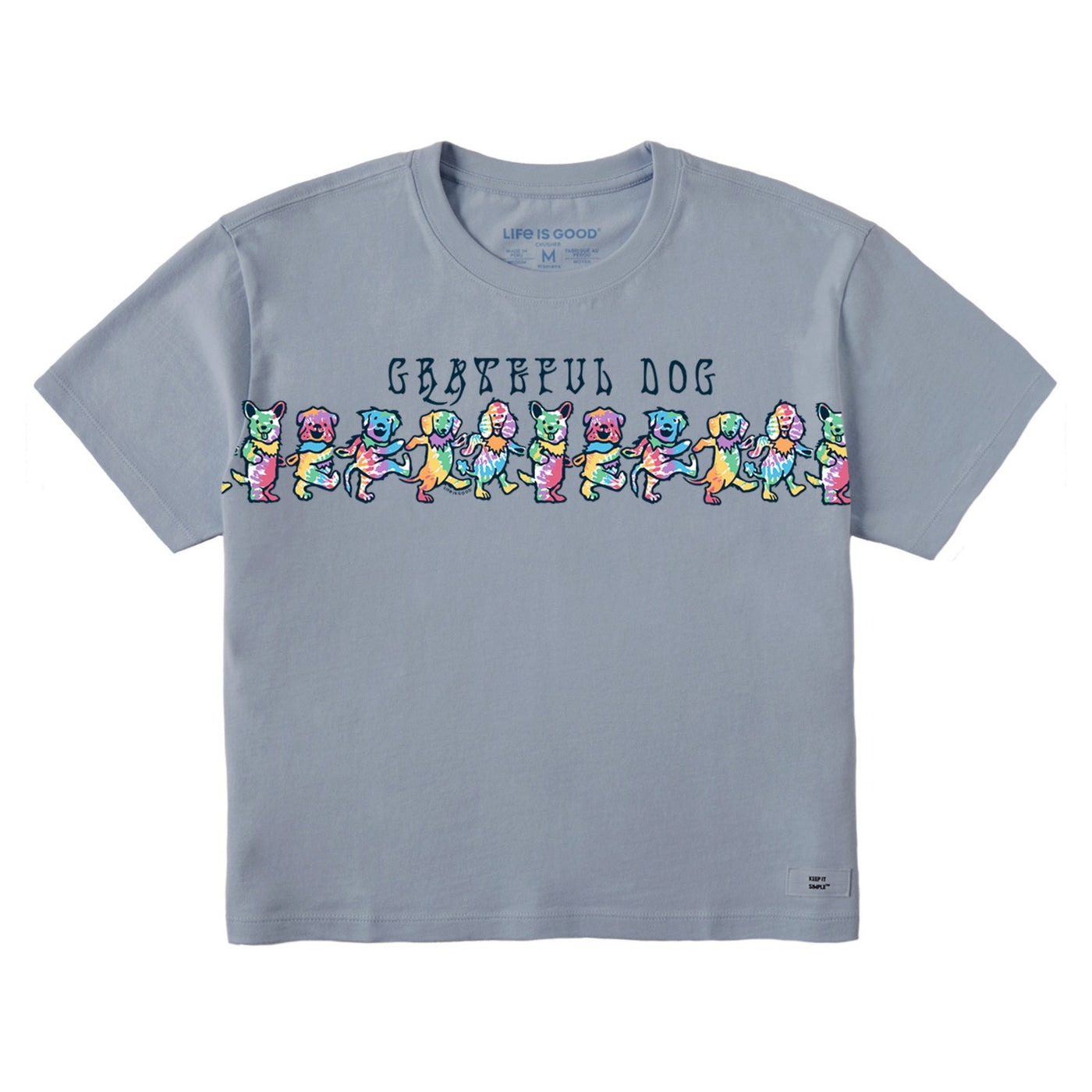 Life Is Good Grateful Dogs Crusher Tee – Women's