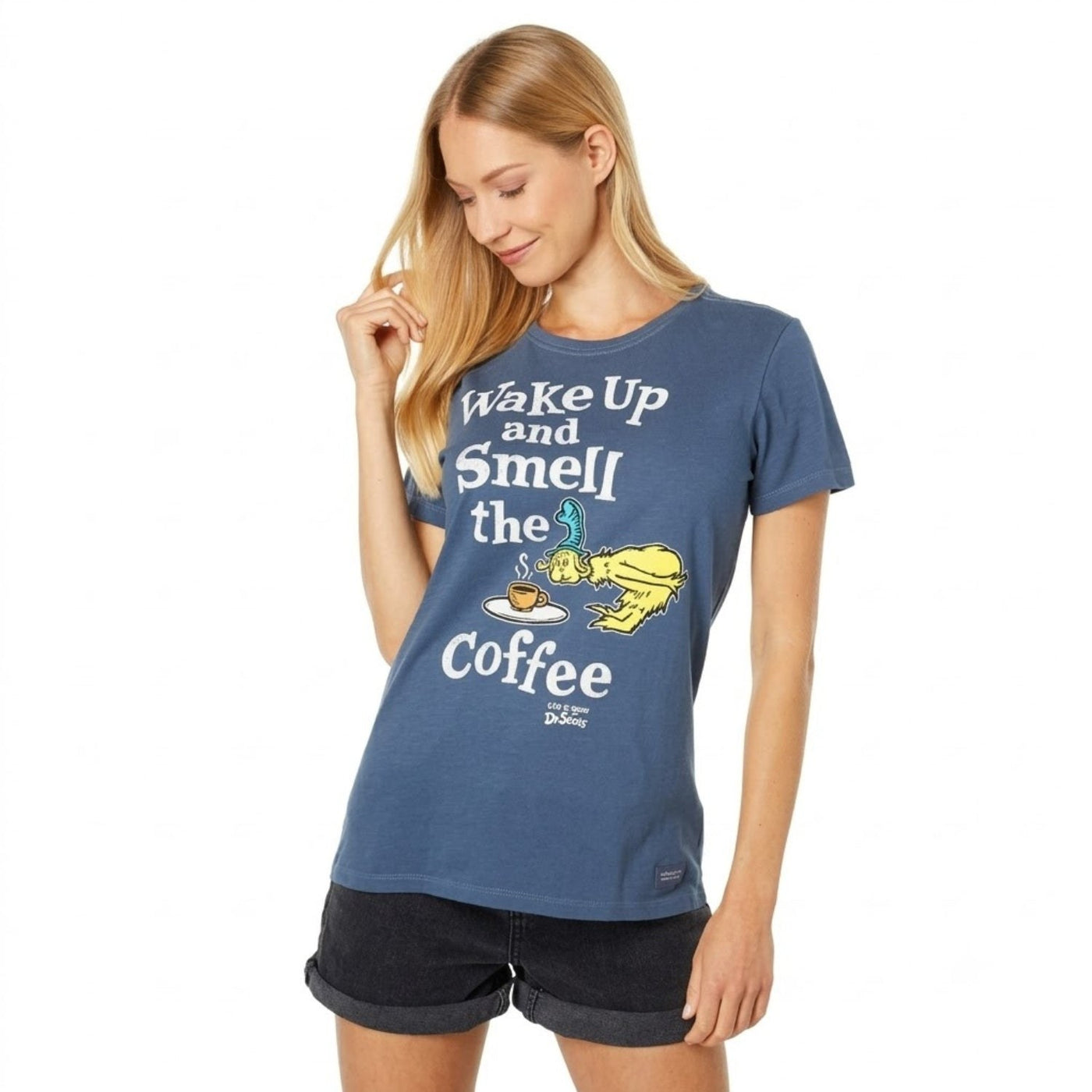 Life Is Good Green Eggs Coffee Crusher Tee – Women's