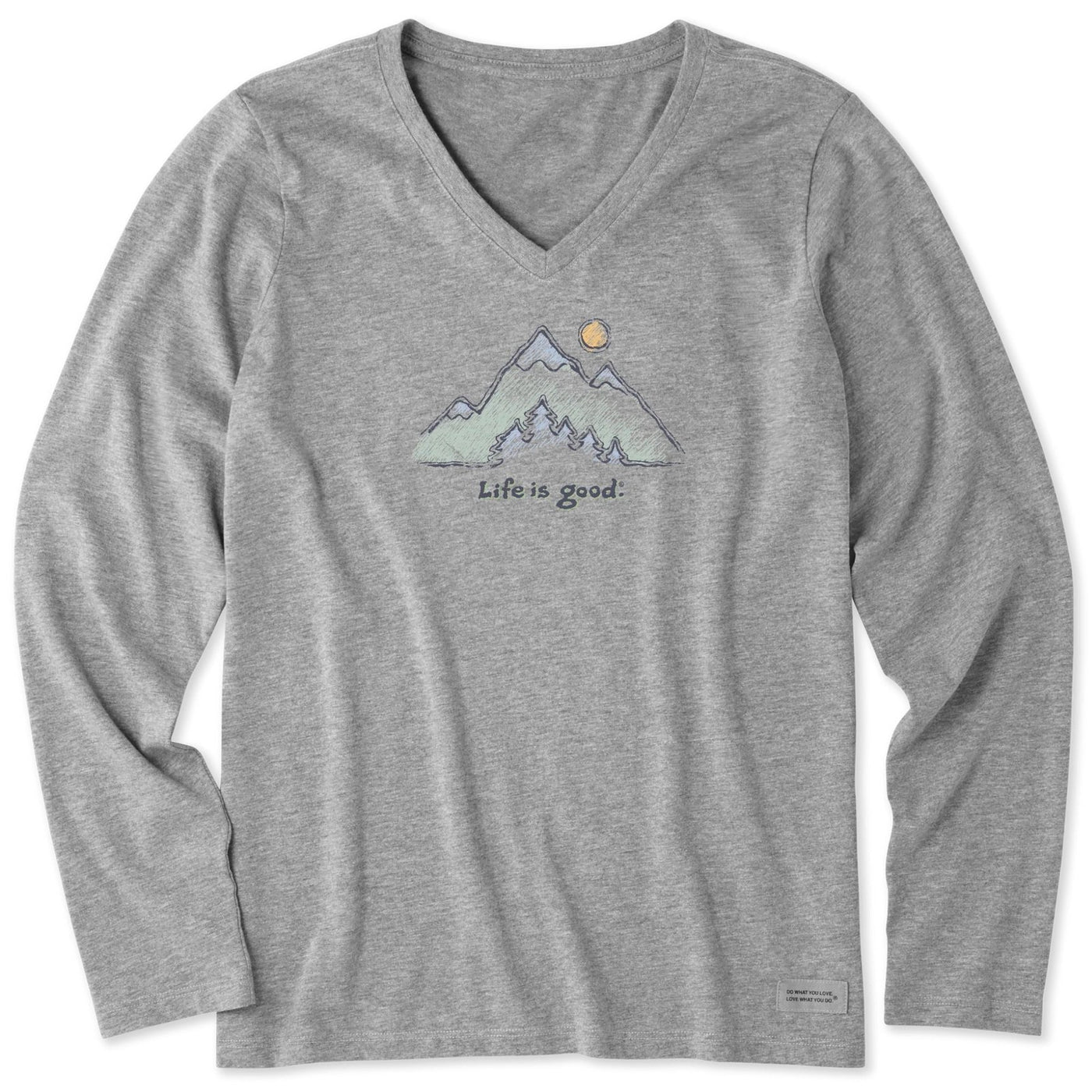 Life Is Good Green Mountains Long Sleeve Tee – Women's
