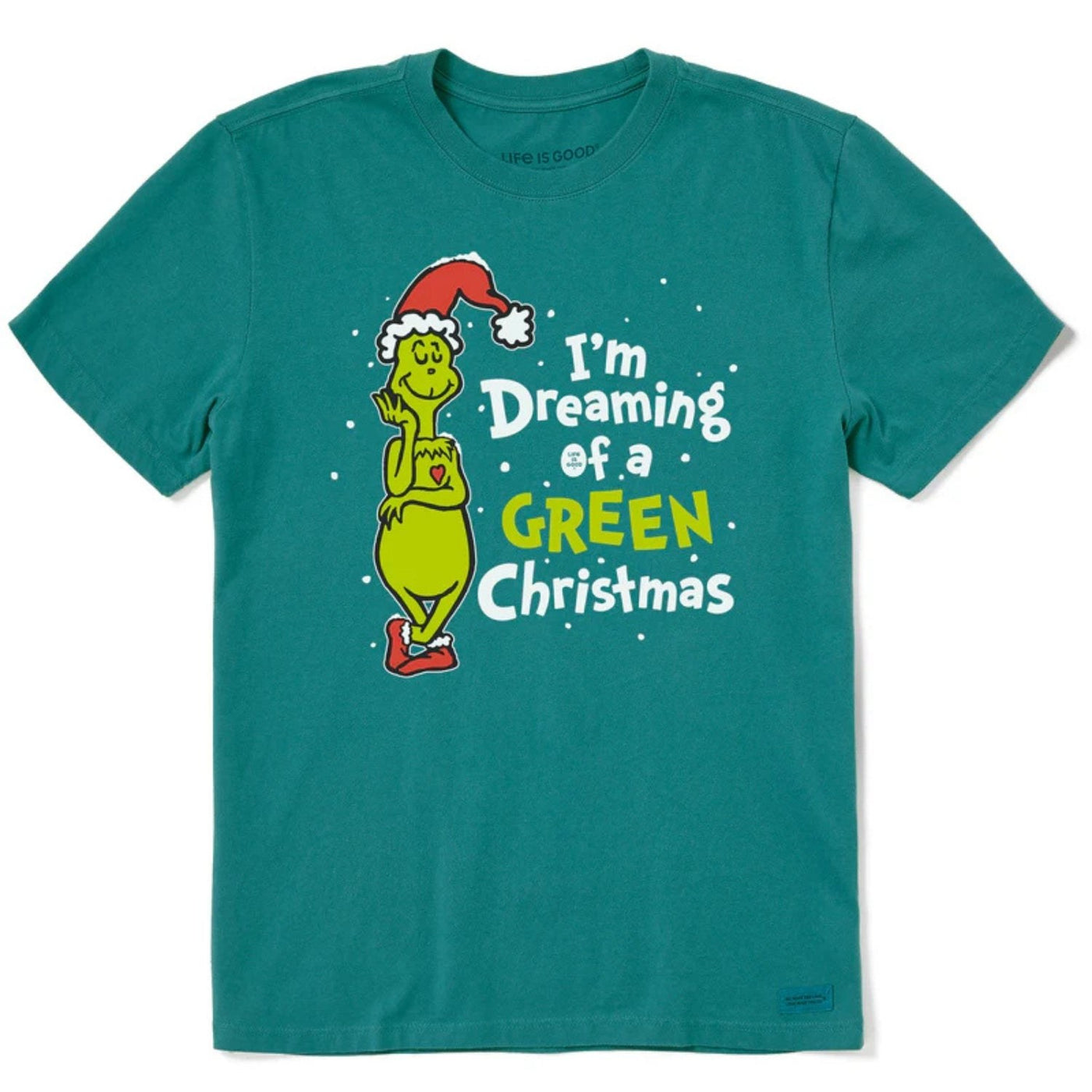 Life Is Good Grinch Crusher Tee – Men's