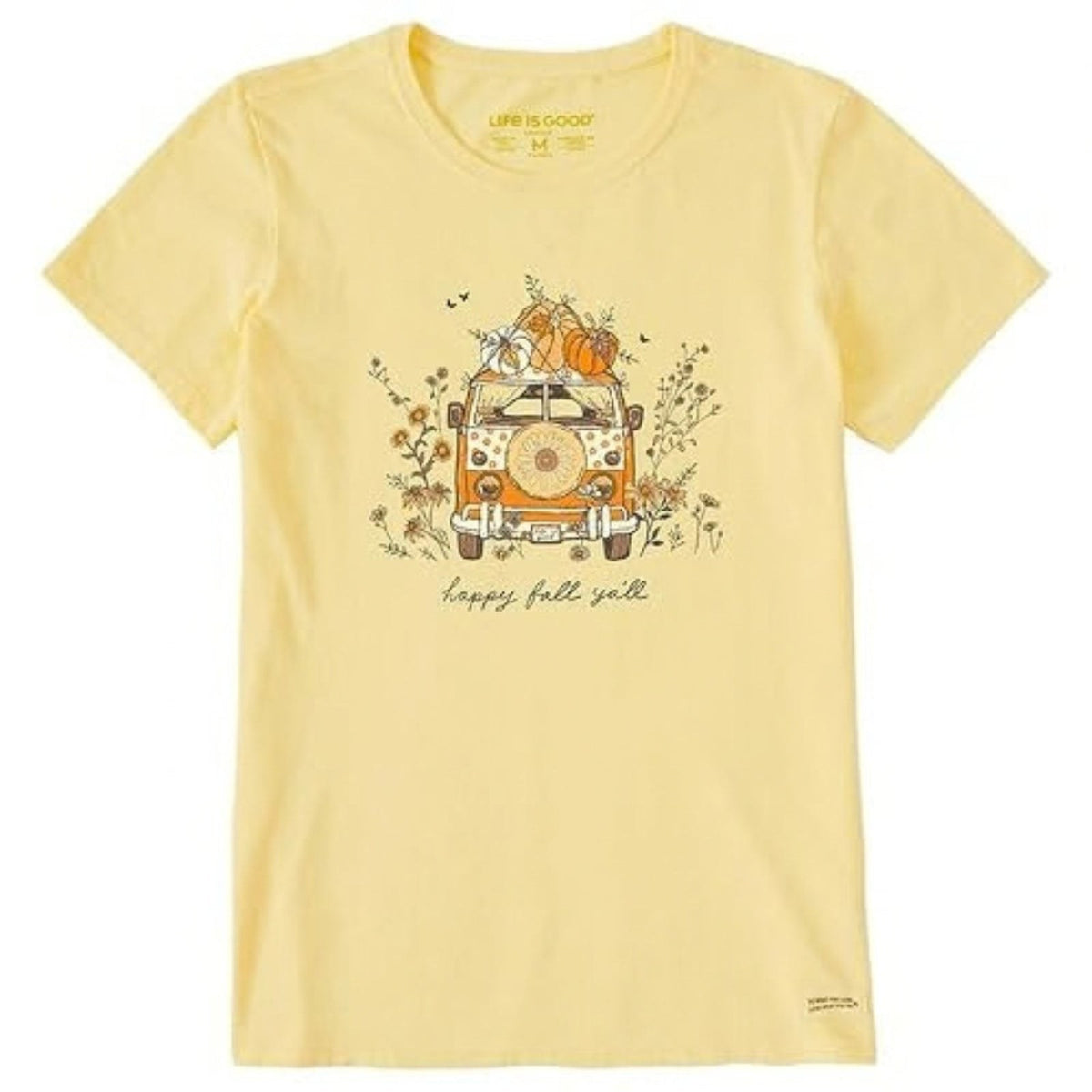 Life Is Good Happy Fall Y'all Van Crusher Tee – Women's