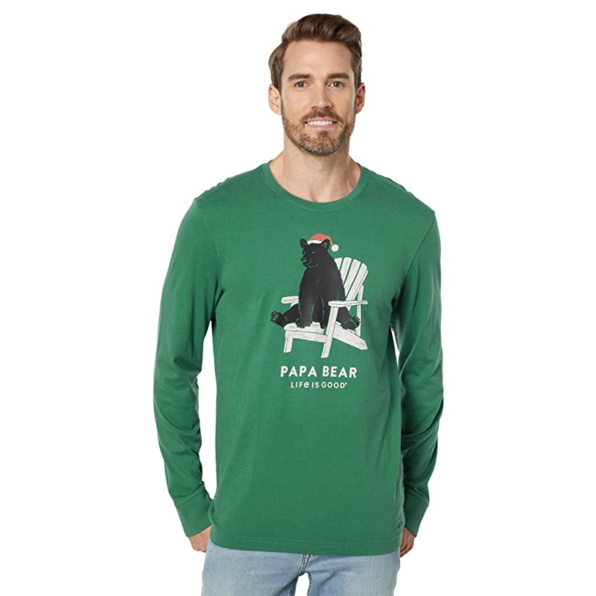 Life Is Good Holiday Adirondack Crusher T-Shirt – Men's