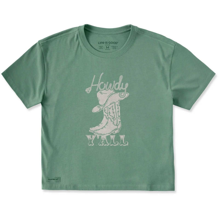 Life Is Good Howdy Y'all Crusher Tee – Women's
