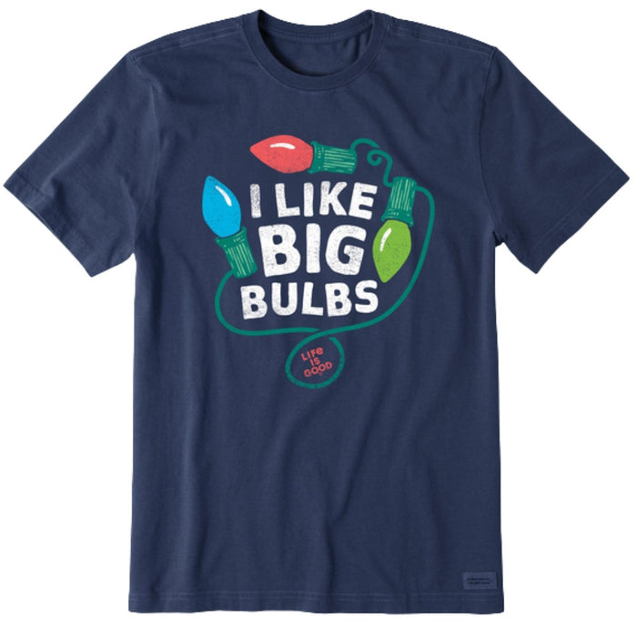 Life Is Good I Like Big Bulbs Crusher Tee – Men's