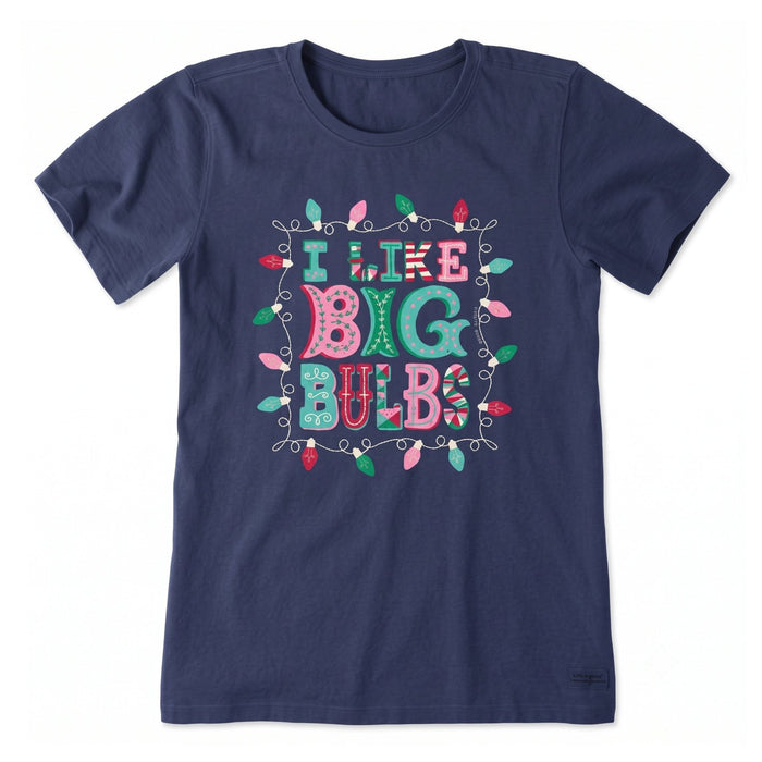Life Is Good I Like Big Bulbs Crusher Tee – Women's