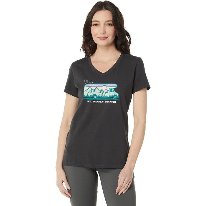 Life Is Good Into The Great Wide Open Crusher Vee – Women's