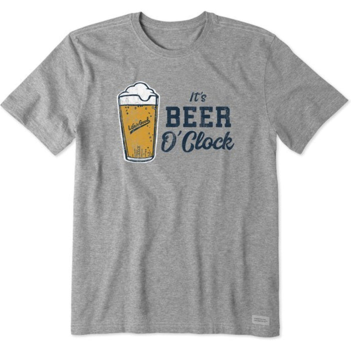 Life Is Good It's Beer O'Clock Crusher-LITE Tee – Men's