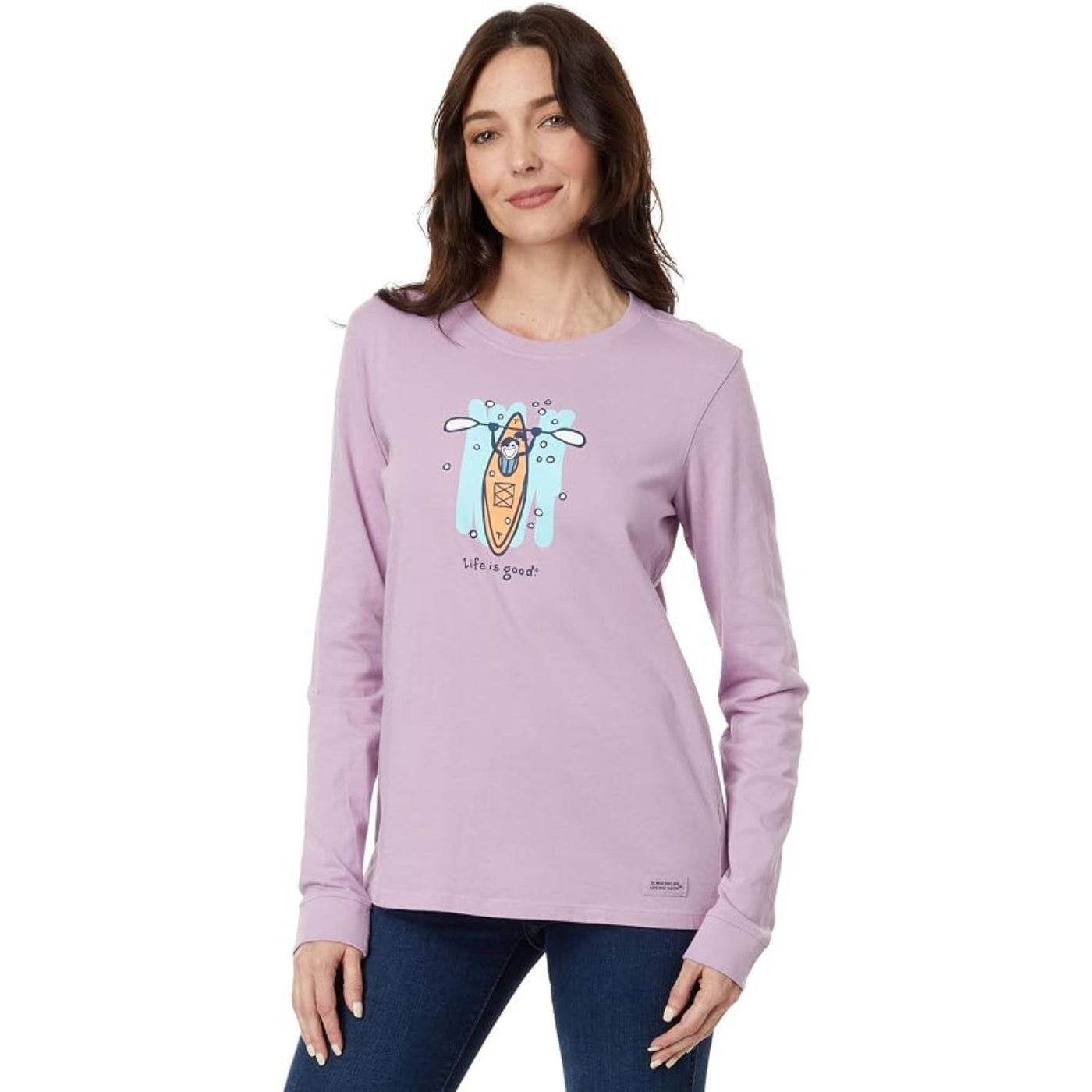 Life Is Good Jackie Downstream Kayak Long Sleeve Tee – Women's