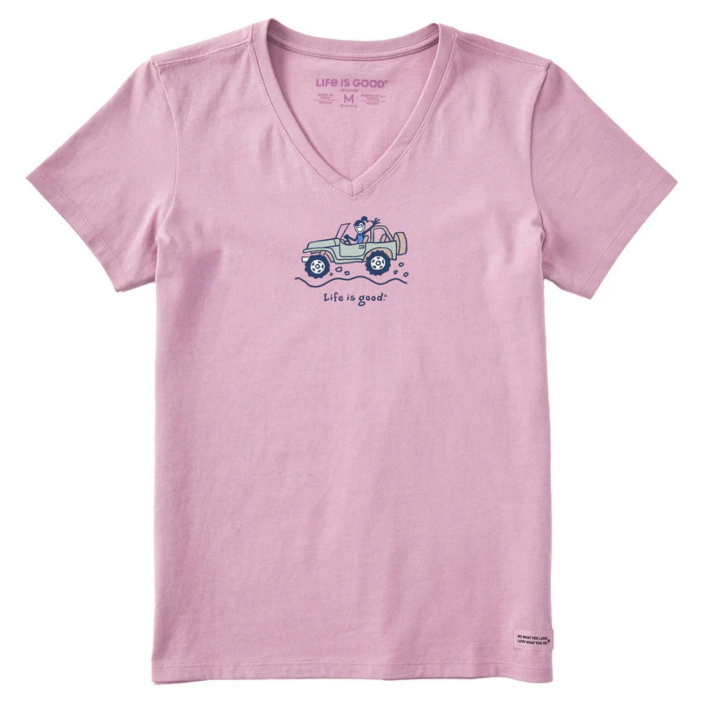 Life Is Good Jackie Off Crusher Vee – Women's